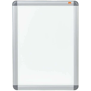 Nobo Marco Publicitario Tamaño A3 con Proteccion de PVC Antirreflectante y Resistente a la Intemperie - Marco de Aluminio Elegante - Color Plata