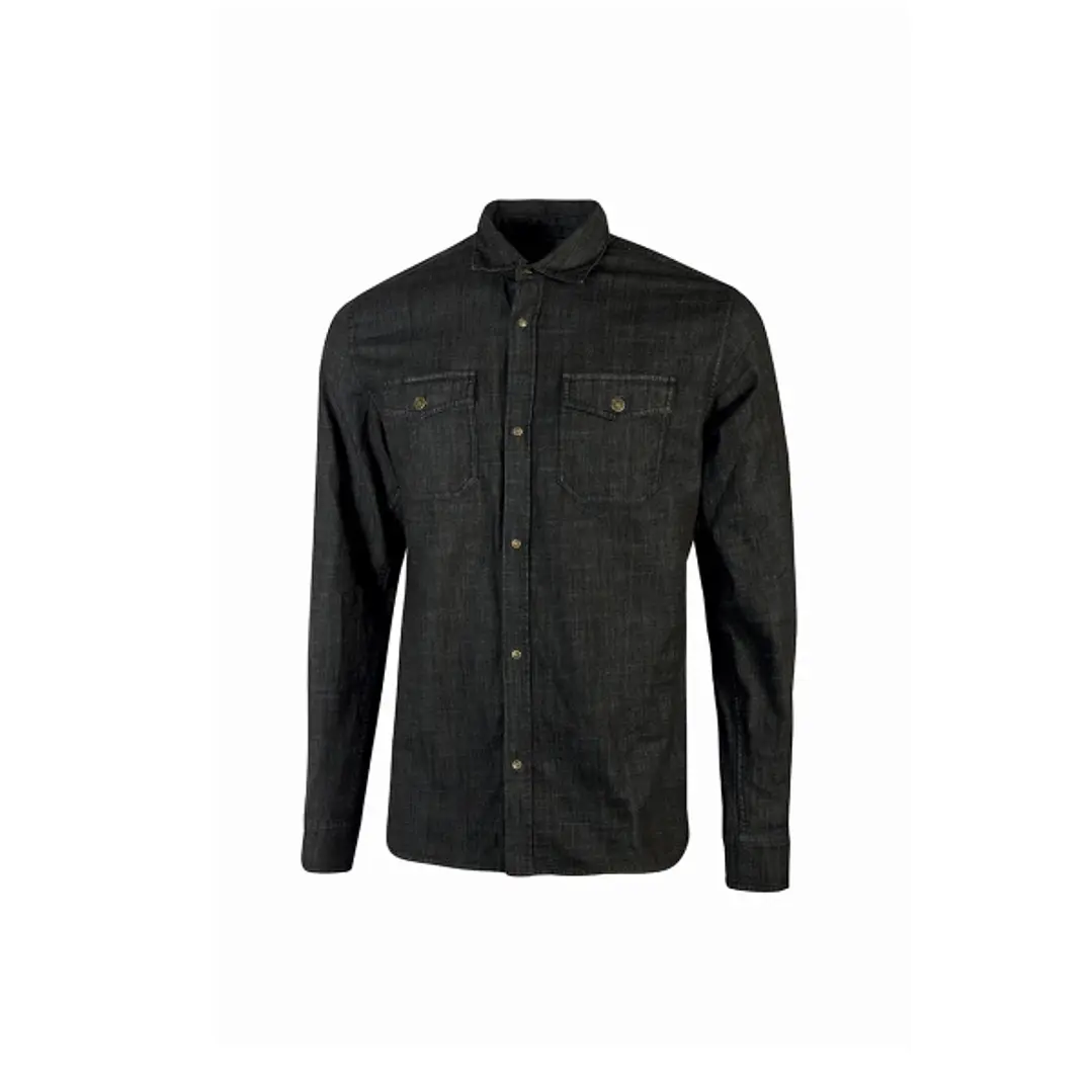 Upower Maple Camisa de Trabajo de Alta Calidad - Talla 3XL - Tela Reciclada, Mangas Largas, Bolsillos con Solapa, Cierre a Presion, Proteccion DPI1, C 1