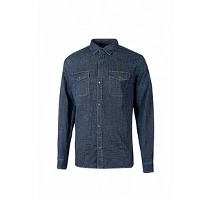 Upower Maple Camisa de Trabajo de Alta Calidad - Talla 3XL - Tela Reciclada, Bolsillos con Solapas, Cierre a Presion, Orificio Porta Plumas, Cuello Bo
