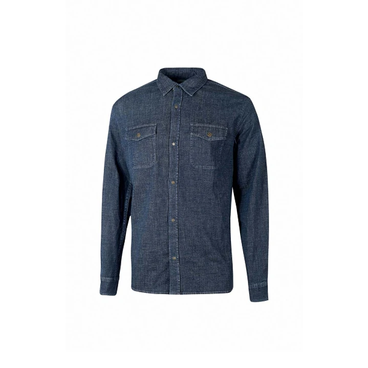 Upower Maple Camisa de Trabajo de Alta Calidad - Talla 2XL - Tela Reciclada, Bolsillos con Solapas, Cierre a Presion, Cuello Bordado, Puños Ajustables 1