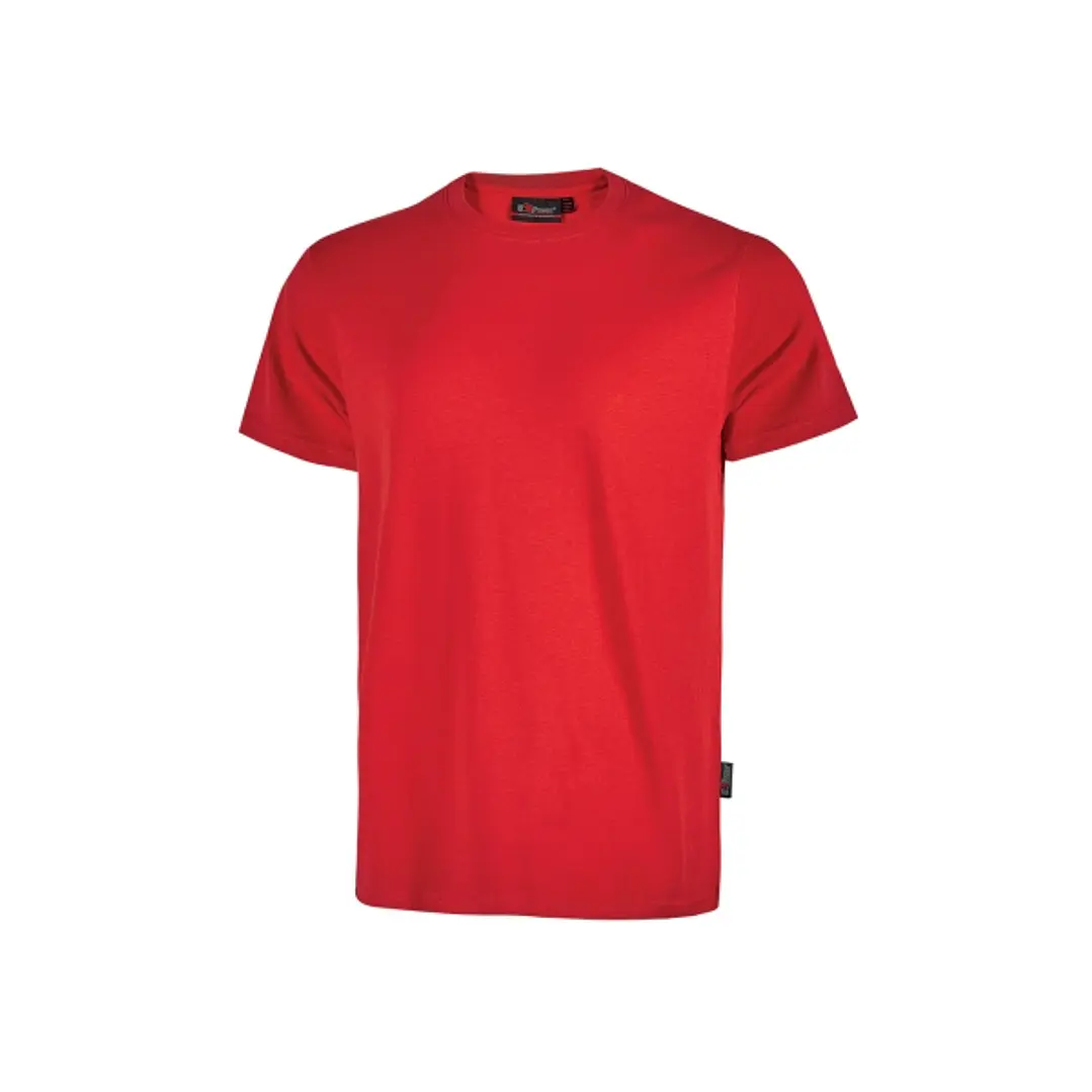 Upower Figi Camiseta de Trabajo de Algodon Cardado - Talla 4XL - Confort Prolongado, Cuello Elastico Acanalado, Cinta Para-Sudor, Proteccion DPI1 - Co 1
