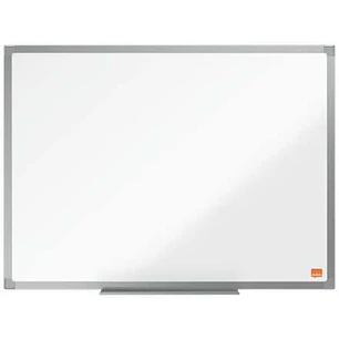 Nobo Essence Pizarra de Melamina 600x450mm - Marco de Aluminio Anodizado - Bandeja para Rotuladores - Color Blanco