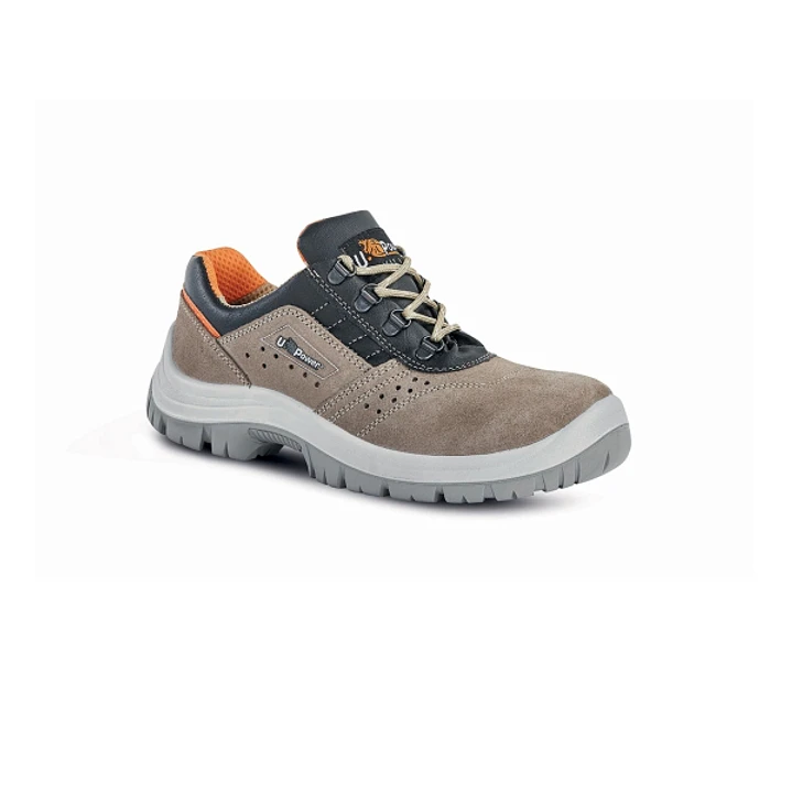 Upower Dream L Calzado de Seguridad Bajos - Talla 44 - Empeine Gamuza Perforado, Puntal Acero, Antiperforacion, Antideslizante, Lamina Acero Ergonomic 1