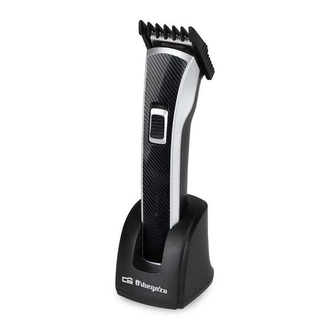 Orbegozo CTP 1200 Cortapelos Electrico Recargable Resistente al Agua Corte Preciso y Comodo con 5 Posiciones de Corte - Cabezal y Cuchillas Extraibles 1