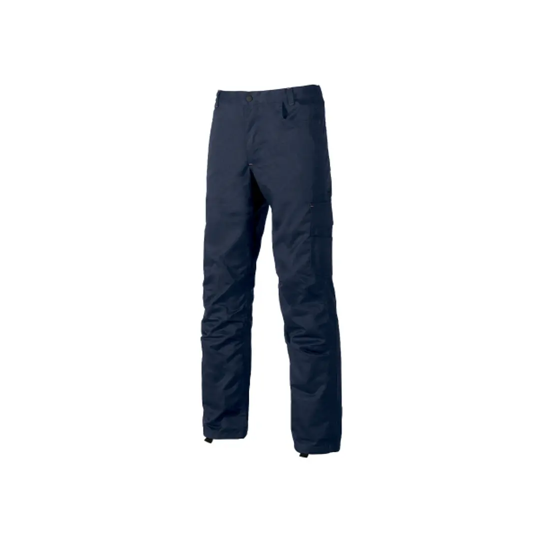 Upower Alfa Pantalon de Trabajo Funcional - Talla 60 - Multiples Bolsillos, Porta Martillo, Bolsillos para Rodilleras, Cintura Elastica, Proteccion DP 1