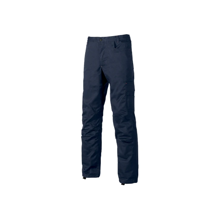 Upower Alfa Pantalon de Trabajo Funcional - Talla 54 - Multiples Bolsillos, Porta Martillo, Bolsillos para Rodilleras, Cintura Elastica, Proteccion DP 1