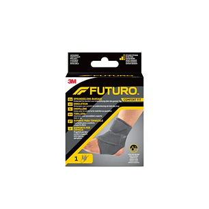 Futuro Comfort Tobillera - Ajustable (17.8cm  29.2cm) - Transpirable - Aisla la Humedad - Elastico - Color Gris Oscuro