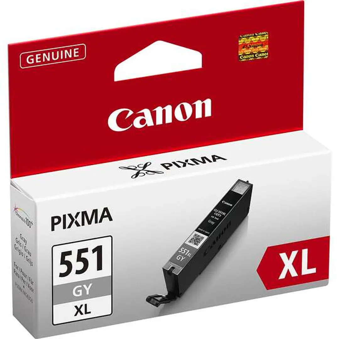 Canon CLI551XL Gris Cartucho de Tinta Original - 6447B001 1