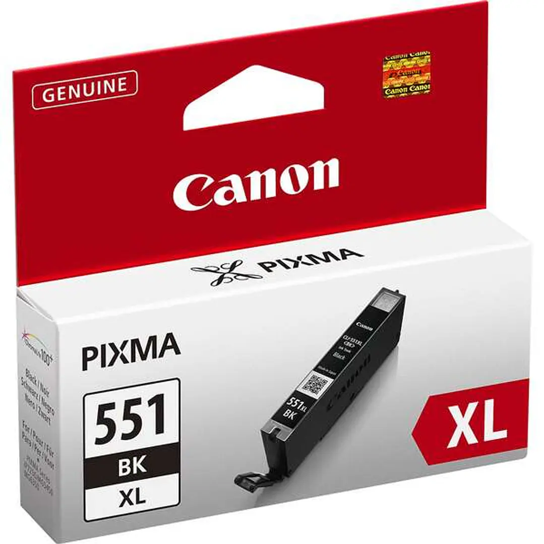 Canon CLI551XL Negro Cartucho de Tinta Original - 6443B001 1