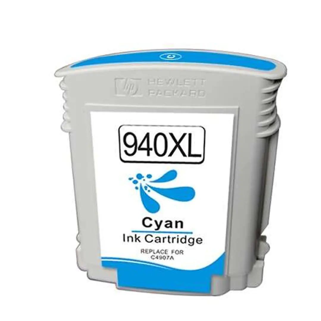 Generico HP 940XL Cyan Cartucho de Tinta - Reemplaza C4907AE 1