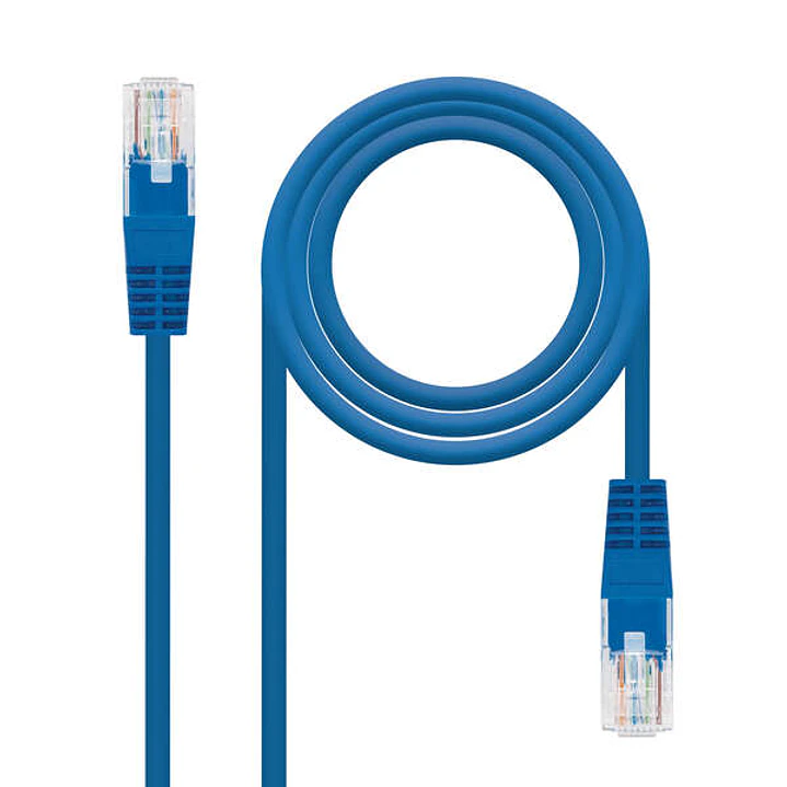 Nanocable Cable de Red Latiguillo RJ45 Cat.6 UTP AWG24 2m - Color Azul 1