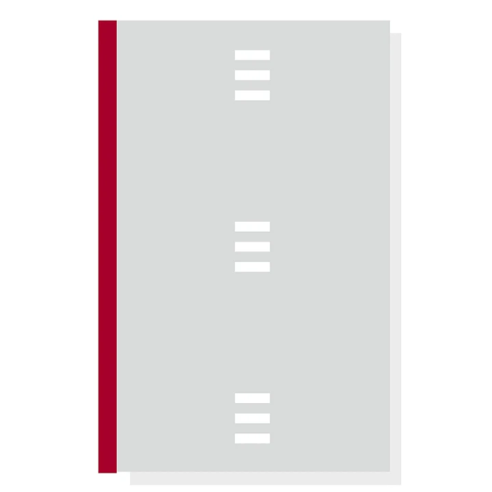 Finocam R4067 Bloc de Notas para Agendas Open - Perforado - Formato A4 - 210x5x297mm - Lineas Guia - Color Gris Claro 1