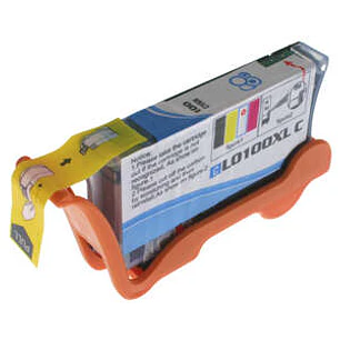 Lexmark 100XL Cyan Cartucho de Tinta Generico - Reemplaza 14N1069E/14N1093E/14N0900E/14N0920E