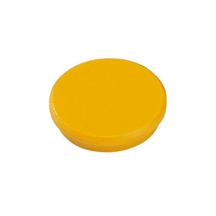 Dahle 95532 Pack de 10 Imanes para Pizarra Blanca - Diametro de 32mm - Color Amarillo