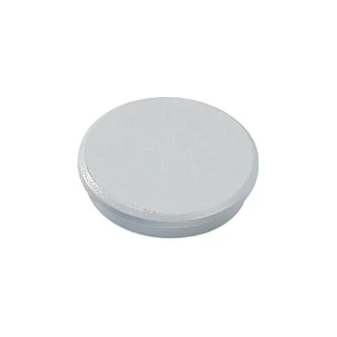 Dahle 95532 Pack de 10 Imanes para Pizarra Blanca - Diametro de 32mm - Color Gris