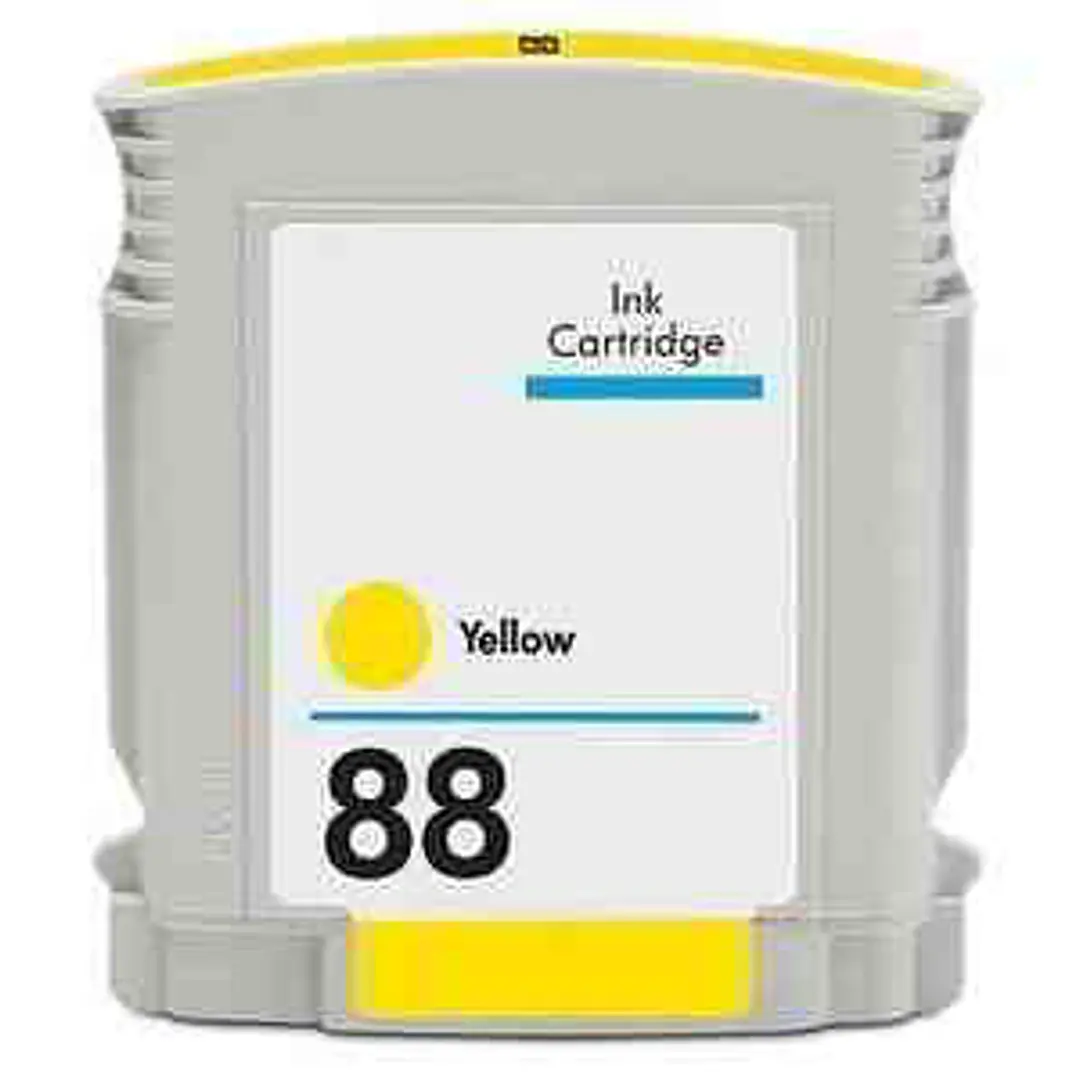 Generico HP 88XL Amarillo Cartucho de Tinta - Reemplaza C9388AE/C9393AE 1