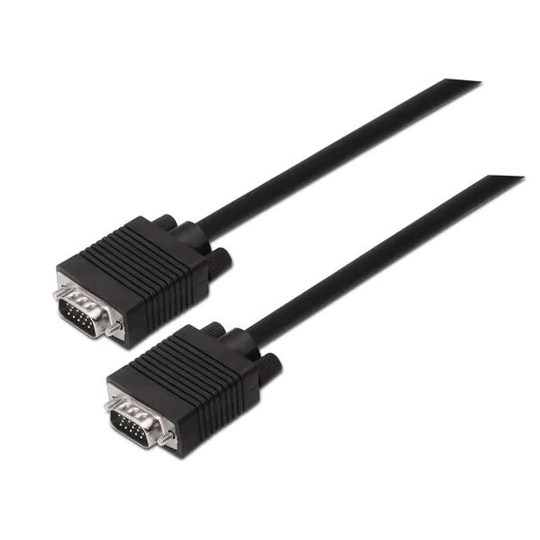 Aisens Cable SVGA - HDB15/Macho-HDB15/Macho - 1.8m para Monitor - Televisor y Proyector - Color Negro 1