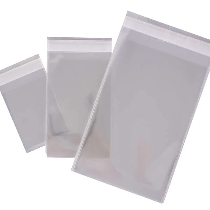 Apli Bolsas Polipropileno Transparente con Cierre Adhesivo - 80 x 120mm - Galga 120 - Alta Resistencia y Flexibilidad - Uso Alimenticio 1