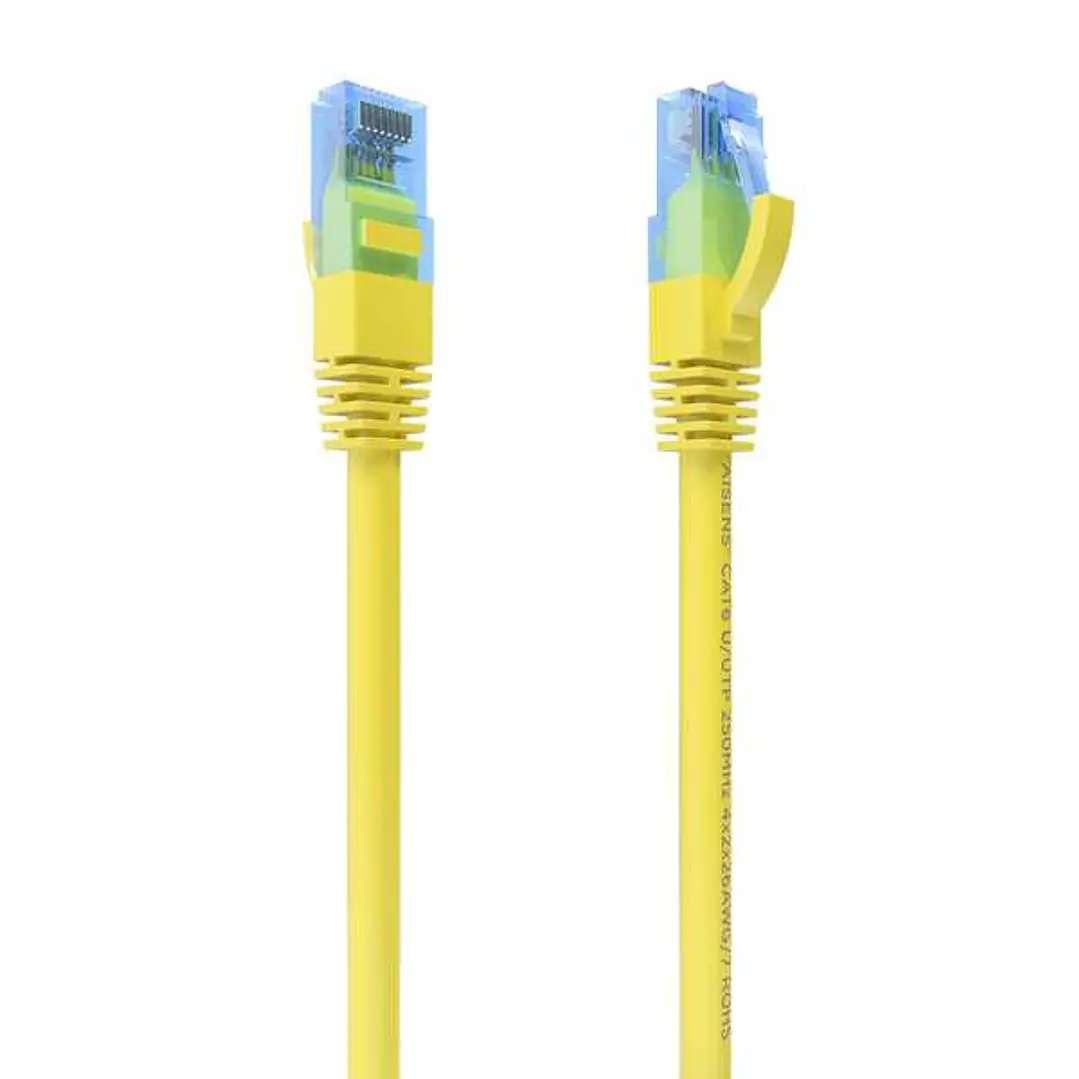 Aisens Cable de Red Latiguillo RJ45 Cat.6 UTP AWG26 CCA - 3.0m - Color Amarillo 1