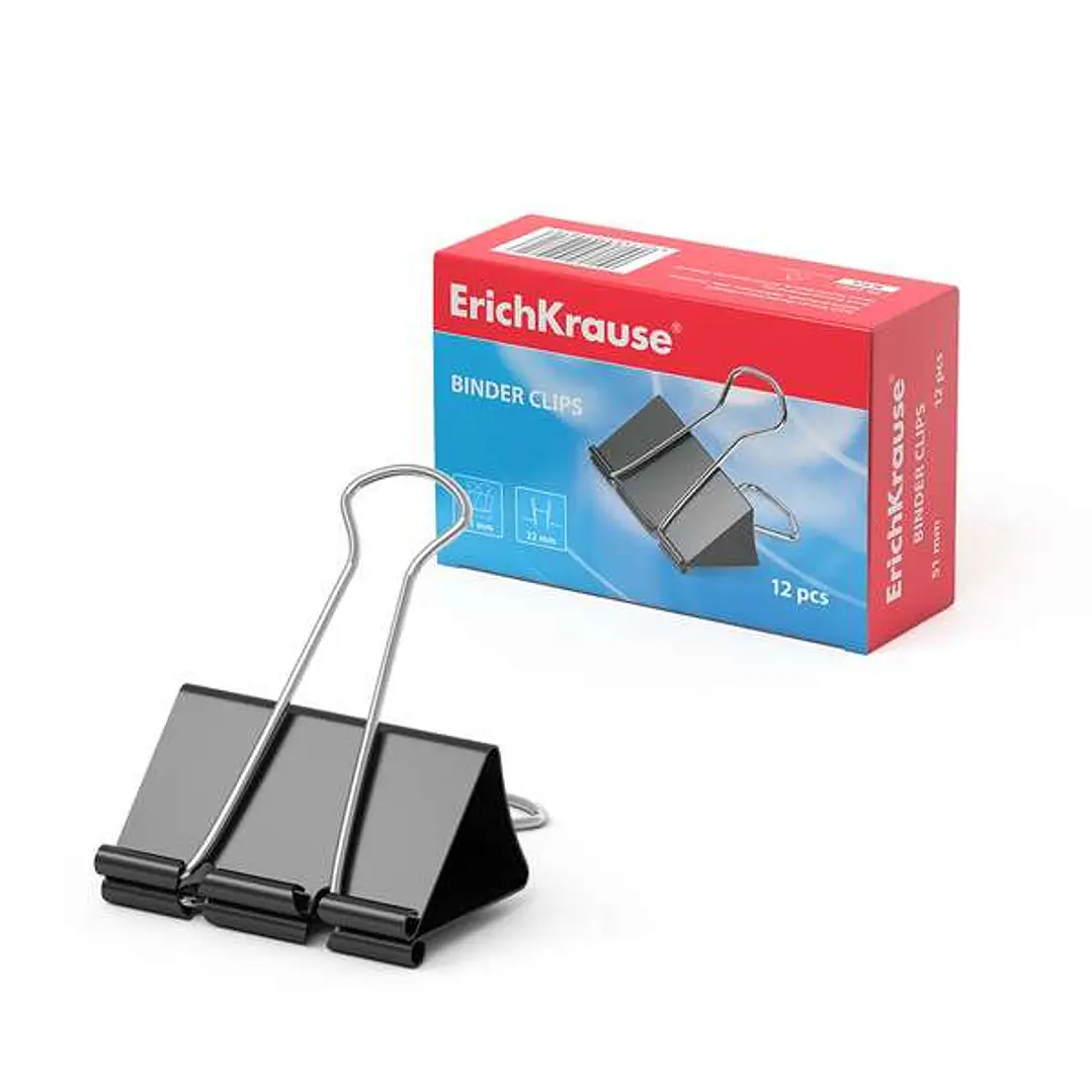 Erichkrause Pinzas para Papeles - Alambre de Acero de Alta Calidad - Resistencia Mejorada - Capacidad Hasta 240 Hojas - Resistente a La Corrosion - Co 1