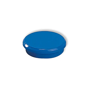Dahle 95524 Pack de 10 Imanes para Pizarra Blanca - Diametro de 24mm - Color Azul
