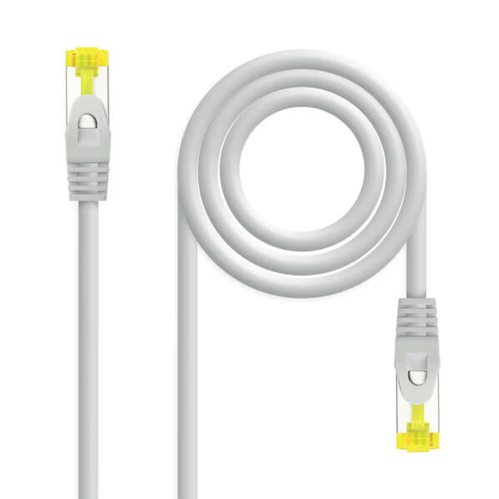 Nanocable Cable de Red Latiguillo RJ45 LSZH Cat.6A SFTP AWG26 - 1.5 m - Color Gris 1