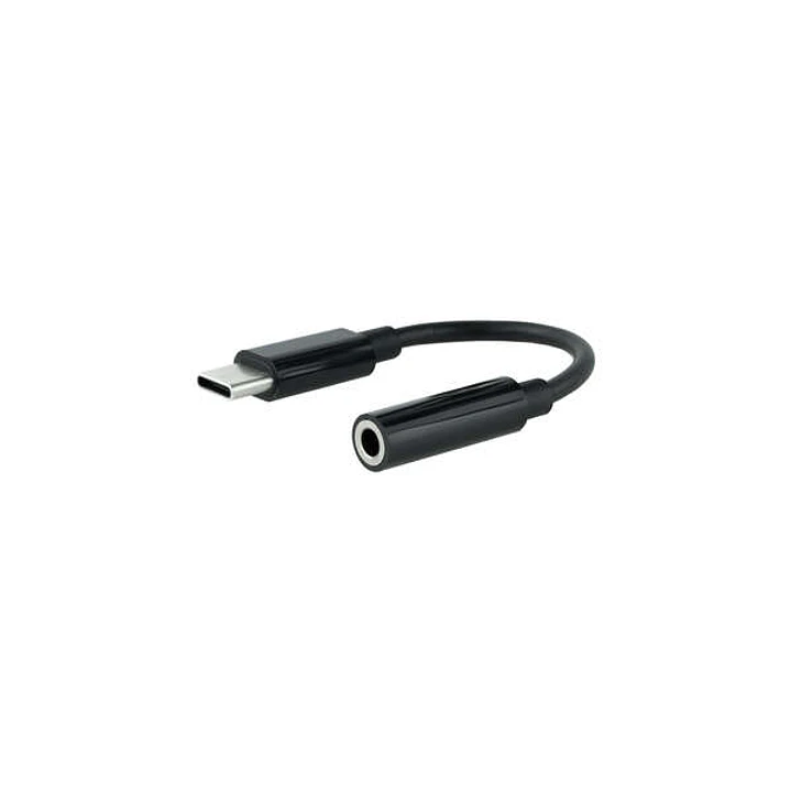 Nanocable Cable Adaptador Audio Jack 3.5mm Hembra a USB-C Macho - Longitud 0.11m 1