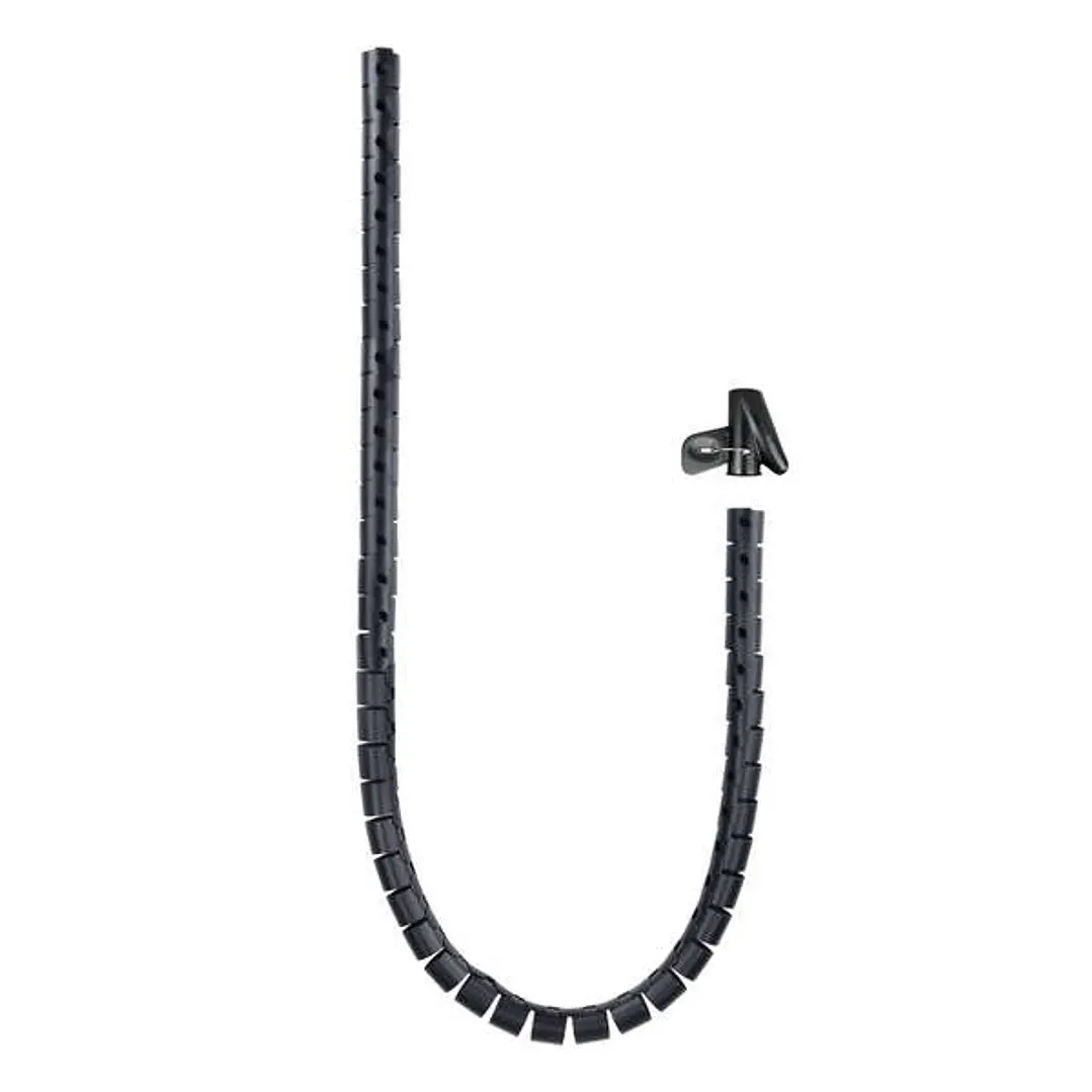 Nanocable Organizador de Cables Flexible 25mm - Longitud 1m - Color Negro 1