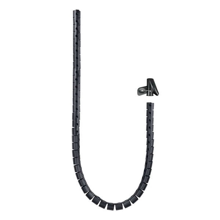 Nanocable Organizador de Cables Flexible 25mm - Longitud 1m - Color Negro 1