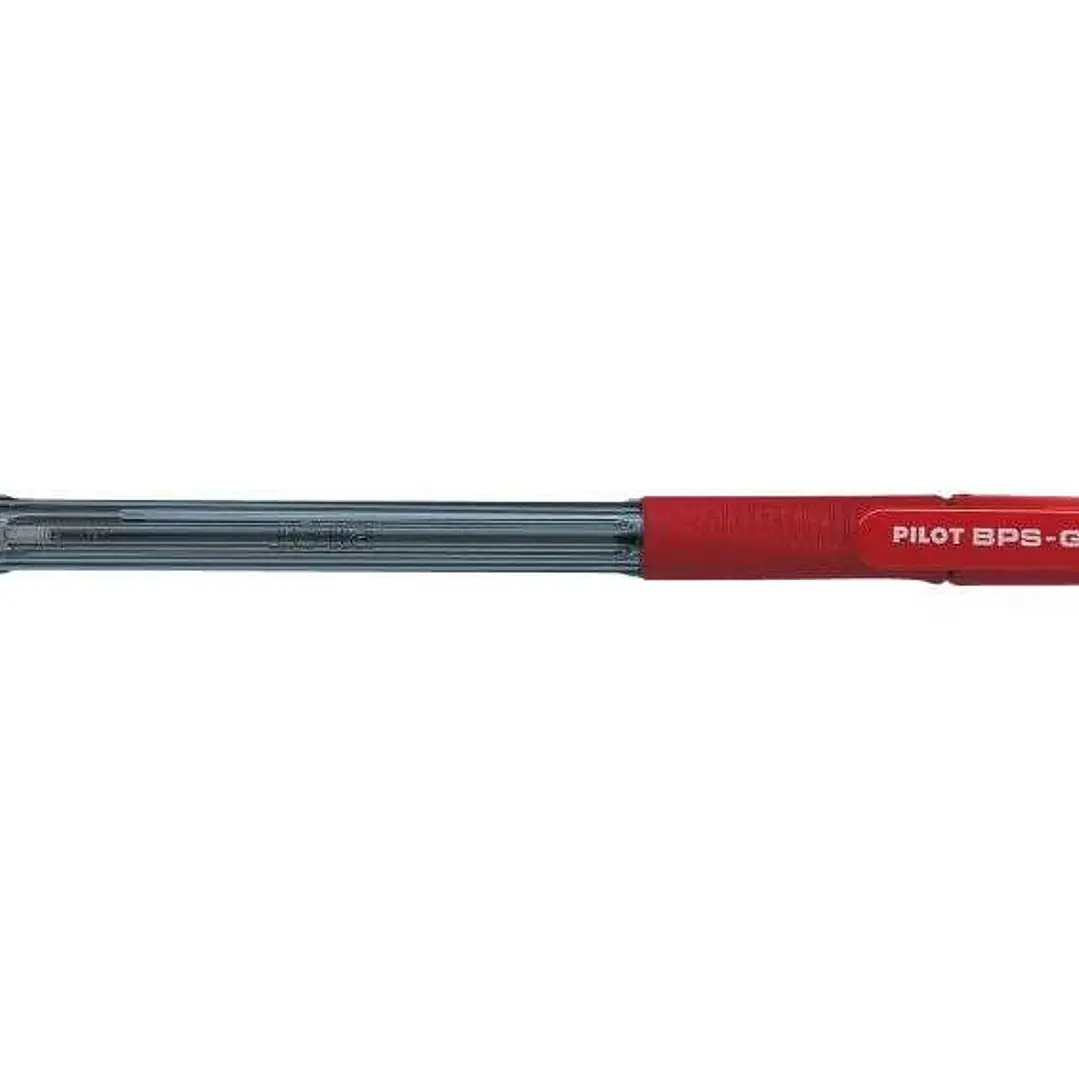 Pilot BPS-GP Boligrafo de Bola - Punta Mediana de 1mm - Trazo de 0.4mm - Recargable - Color Rojo 1