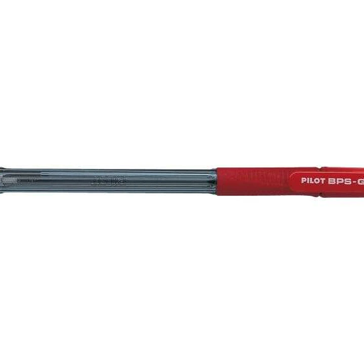 Pilot BPS-GP Boligrafo de Bola - Punta Mediana de 1mm - Trazo de 0.4mm - Recargable - Color Rojo 1