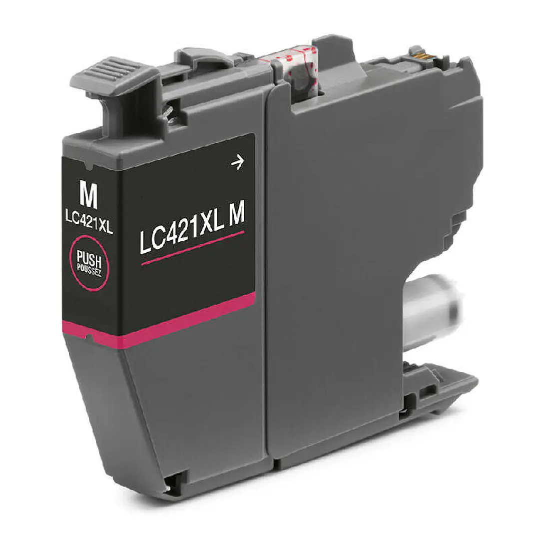 Brother LC421XL Magenta Cartucho de Tinta Generico - Reemplaza LC421XLM 1