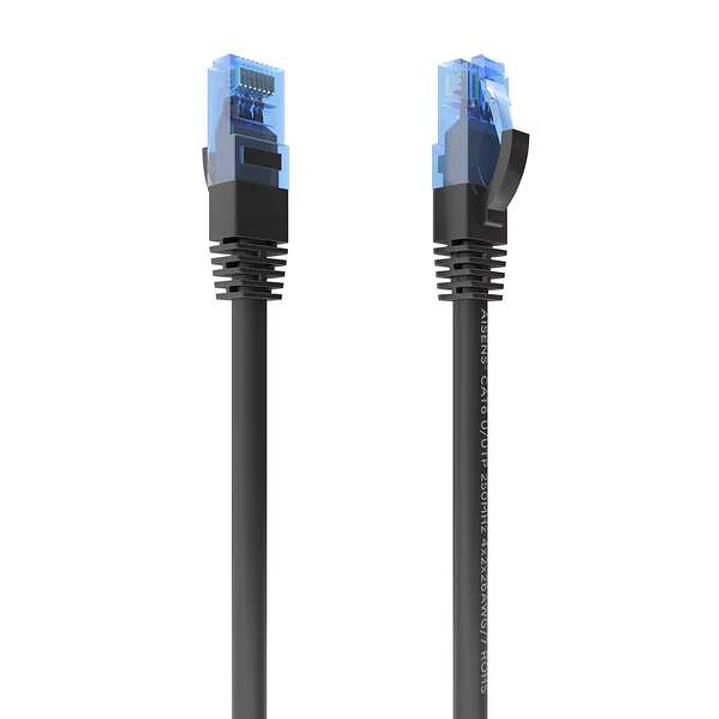 Aisens Cable de Red Latiguillo RJ45 Cat.6 UTP AWG26 CCA - 4.0m - Color Negro 1