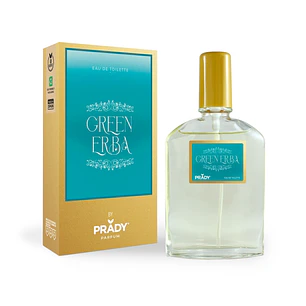 Prady Colonia Unisex Green Erba - Frasco de 90 ml - Spray Pulverizador