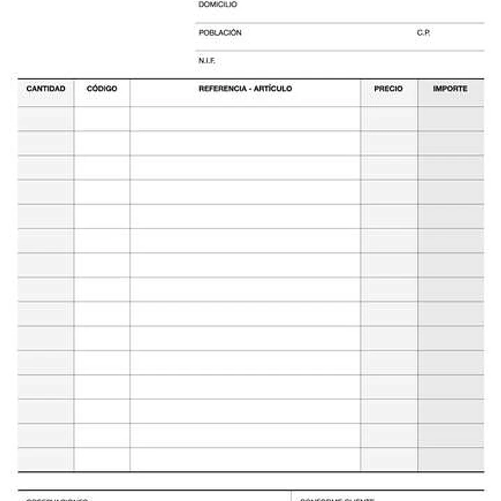 Apli Talonario Entrega 1/4 Duplicado Natural - Papel Autocopiativo - Numeracion Secuencial - 50 Juegos por Talonario 1