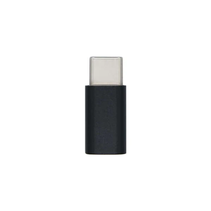 Aisens Mini Adaptador USB-C USB 2.0  - Tipo Micro-B/H-USB-C/M - Color Negro 1