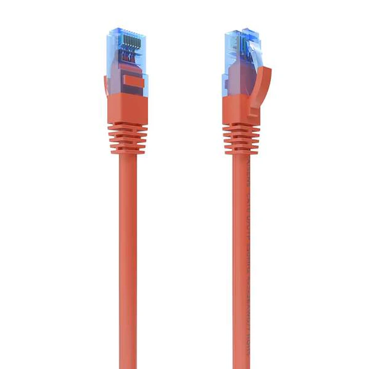 Aisens Cable de Red Latiguillo RJ45 Cat.6 UTP AWG26 CCA - 30cm - Color Rojo 1