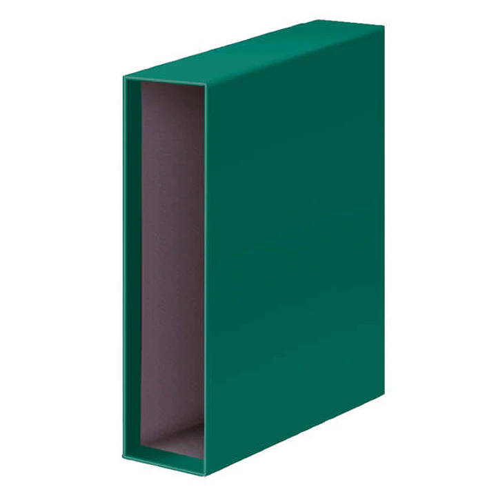 Dohe Funda Individual de Archivador - Para Tamaño A4 Lomo Ancho - Carton Forrado con Papel Impreso - Protege Tus Documentos con Estilo - Color Verde 1