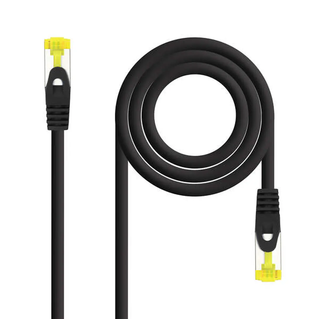 Nanocable Cable de Red Latiguillo RJ45 LSZH Cat.6a SFTP AWG26 0.50m - Color Negro 1