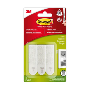 Command Tiras Adhesivas para Colgar Cuadros - Color Blanco