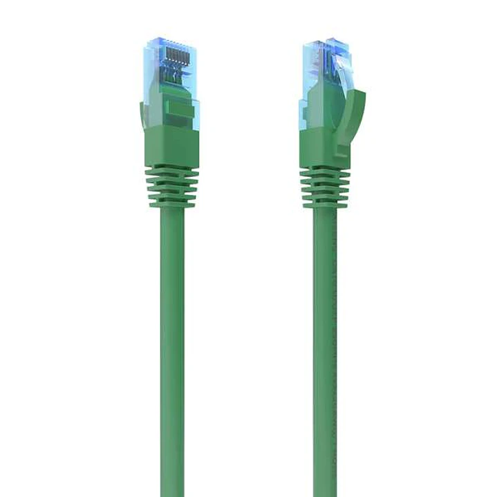 Aisens Cable de Red Latiguillo RJ45 Cat.6 UTP AWG26 CCA - 25cm - Color Verde 1