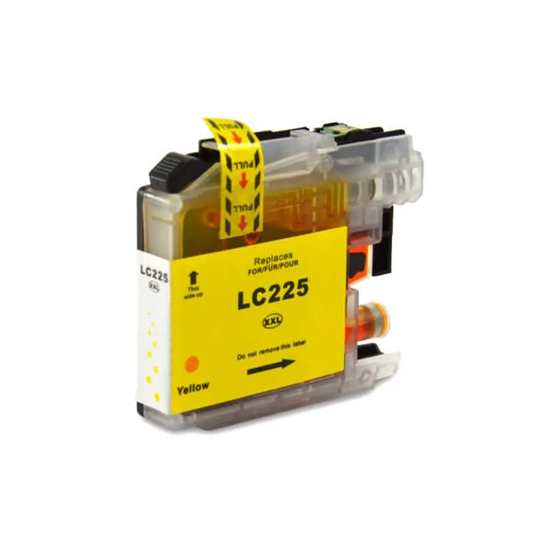 Brother LC225XL Amarillo Cartucho de Tinta Generico - Reemplaza LC225XLY 1