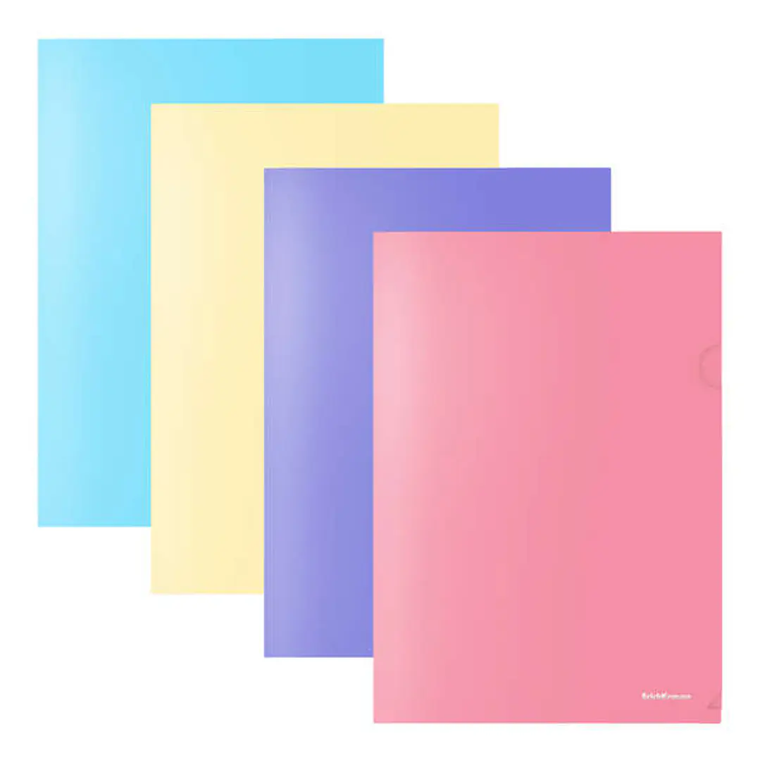 Erichkrause  Dossiers Uñero Fizzy Pastel - A4 Opaco - Color Surtido 1