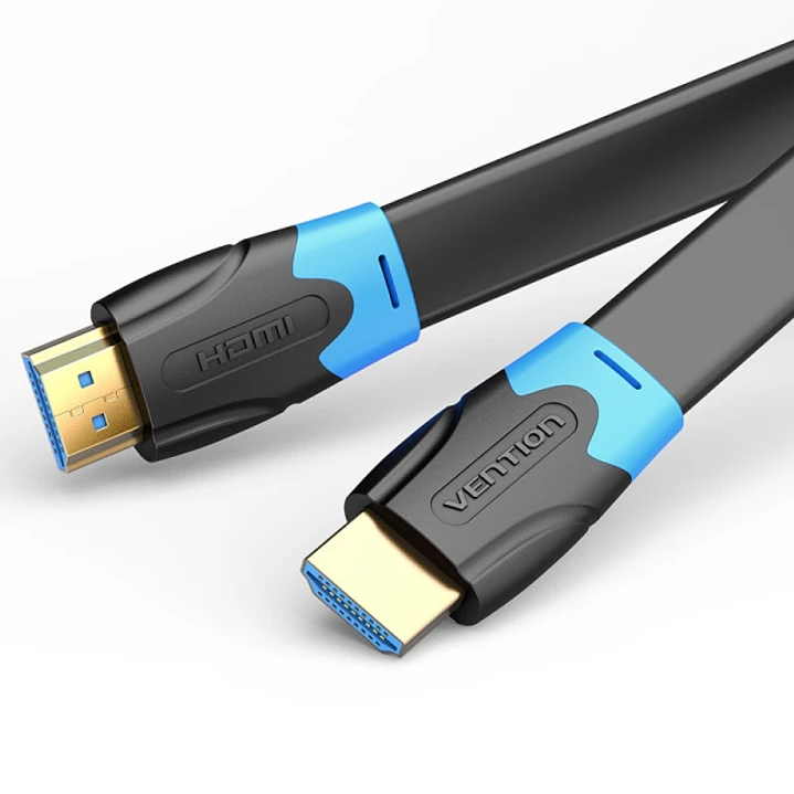 Vention Cable Plano HDMI Macho a HDMI Macho 2.0 4K - 1m - Color Negro 1