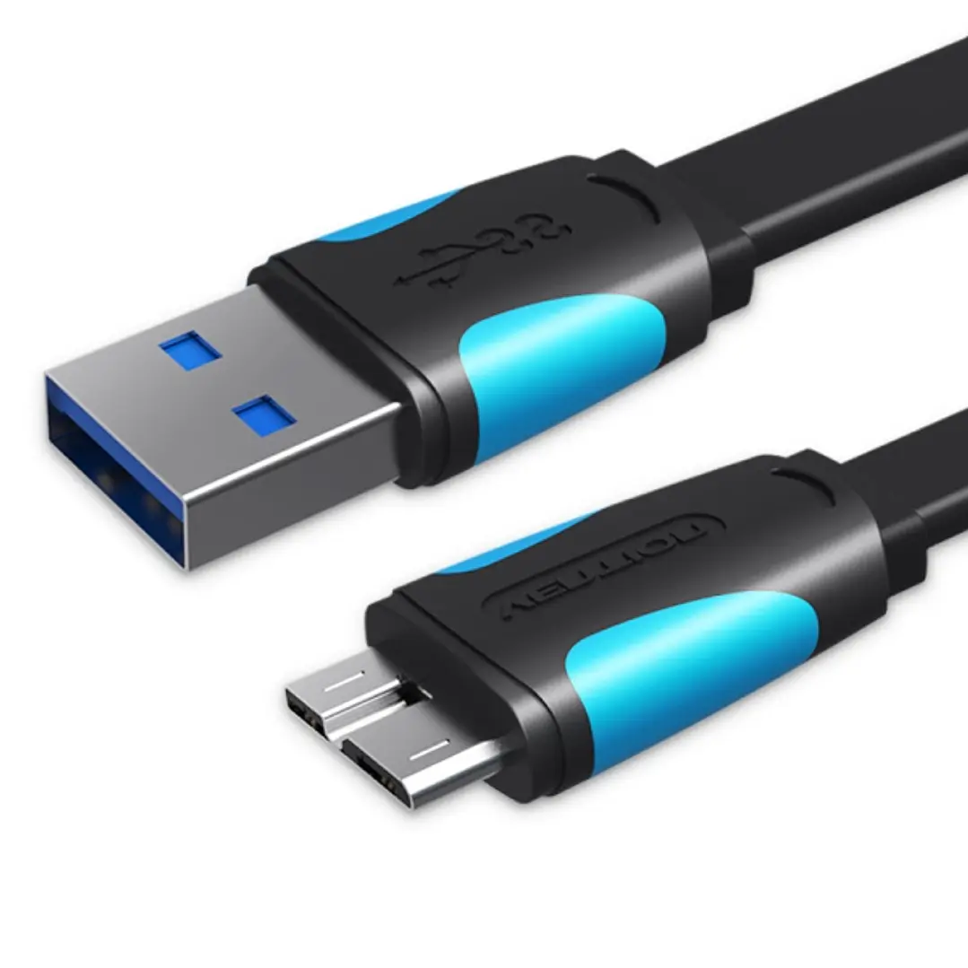 Vention Cable USB 3.0 Macho a MicroUSB Macho - 2m - Color Negro 1