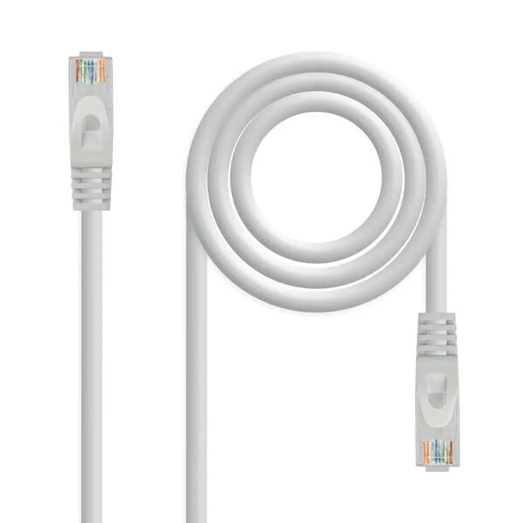 Nanocable Cable de Red Latiguillo RJ45 LSZH Cat.6a UTP AWG24 3m - Color Gris 1