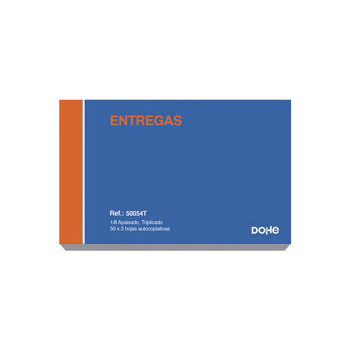 Dohe Talonarios Preimpresos a Dos Tintas en Papel Autocopiativo - 150 Hojas - Octavo Apaisado - Triplicado 1