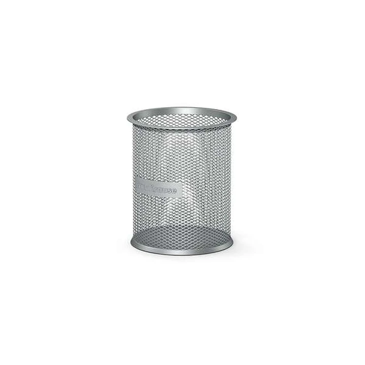 Erichkrause Compass Classic Portalapices Redondo 90?100mm - Base Redonda de Acero Inoxidable - Diseño Moderno y Elegante - Color Plata 1