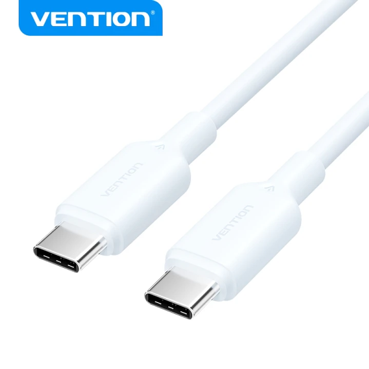 Vention Cable USB - Conexion USB-USB - Contactos Niquelados - Potencia 60W - Corriente Max. 3A - Color Azul 1