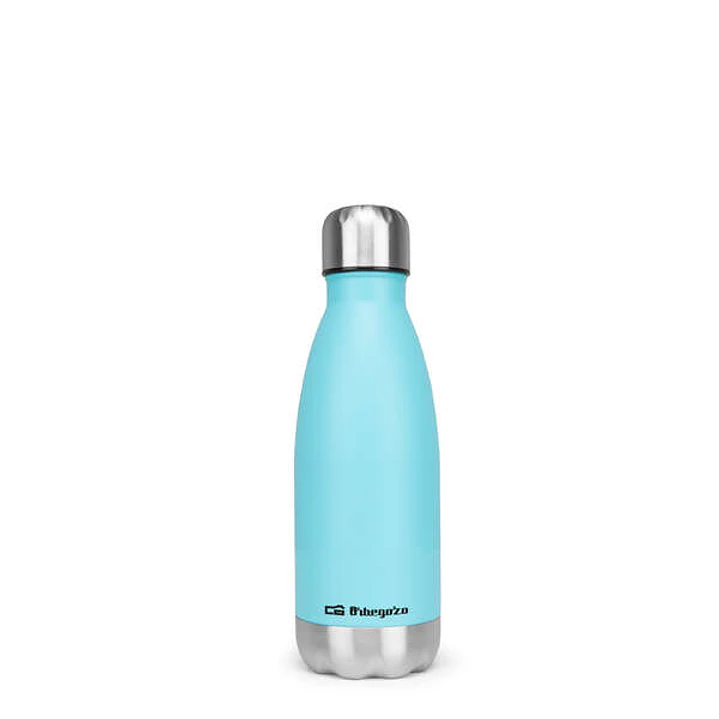 Orbegozo TRL 353 Botella Termo - Conserva Liquidos Frios y Calientes por Horas - Acero Inoxidable Duradero - Tapon Hermetico - Libre de BPA - Diseño E 1